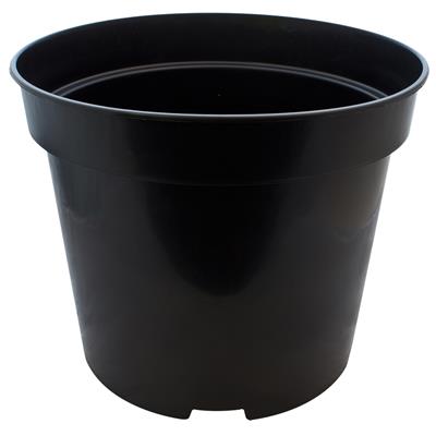 Round Black 20L Pot